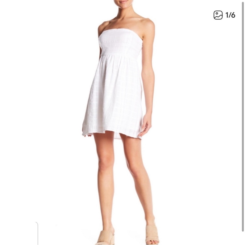 Socialite Strapless White Dress